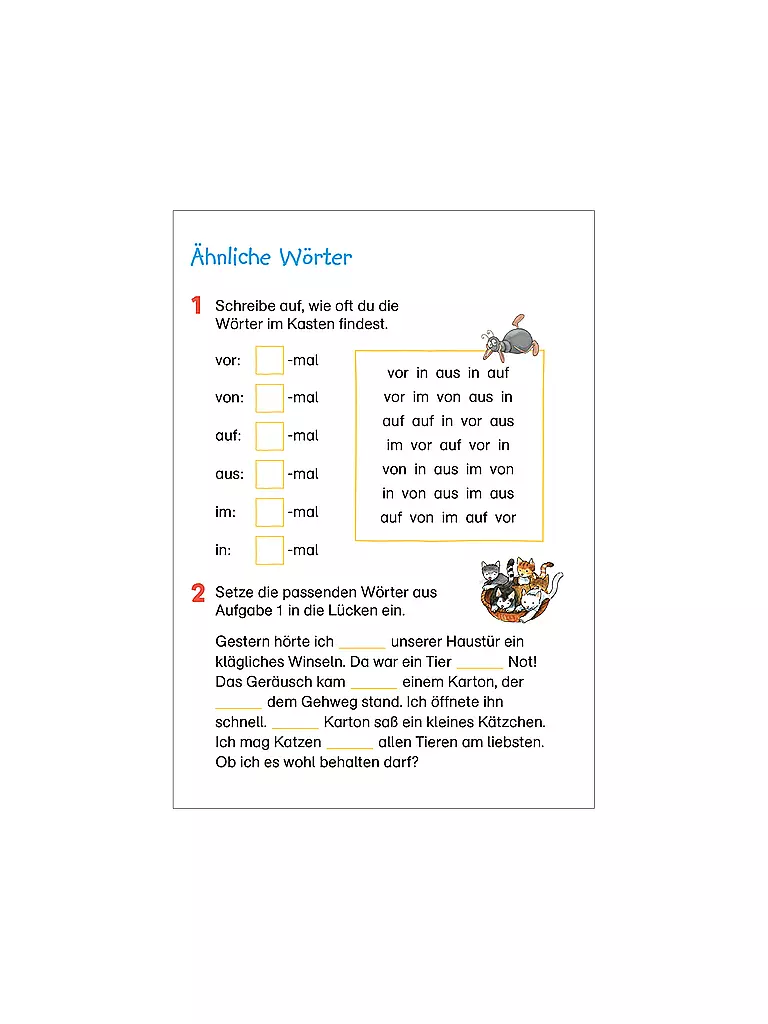 TESSLOFF VERLAG | Fit für Deutsch 2. Klasse - Mein 5-Minuten Block | Aucune couleur