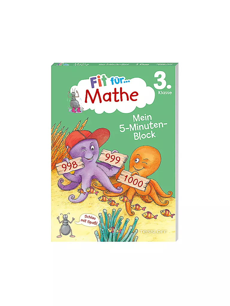 TESSLOFF VERLAG | Fit für Mathe 3. Klasse - Mein 5-Minuten Block | Aucune couleur