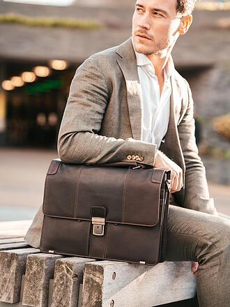 THE CHESTERFIELD BRAND | Sac en cuir - Porte-documents STUTTGART 14"