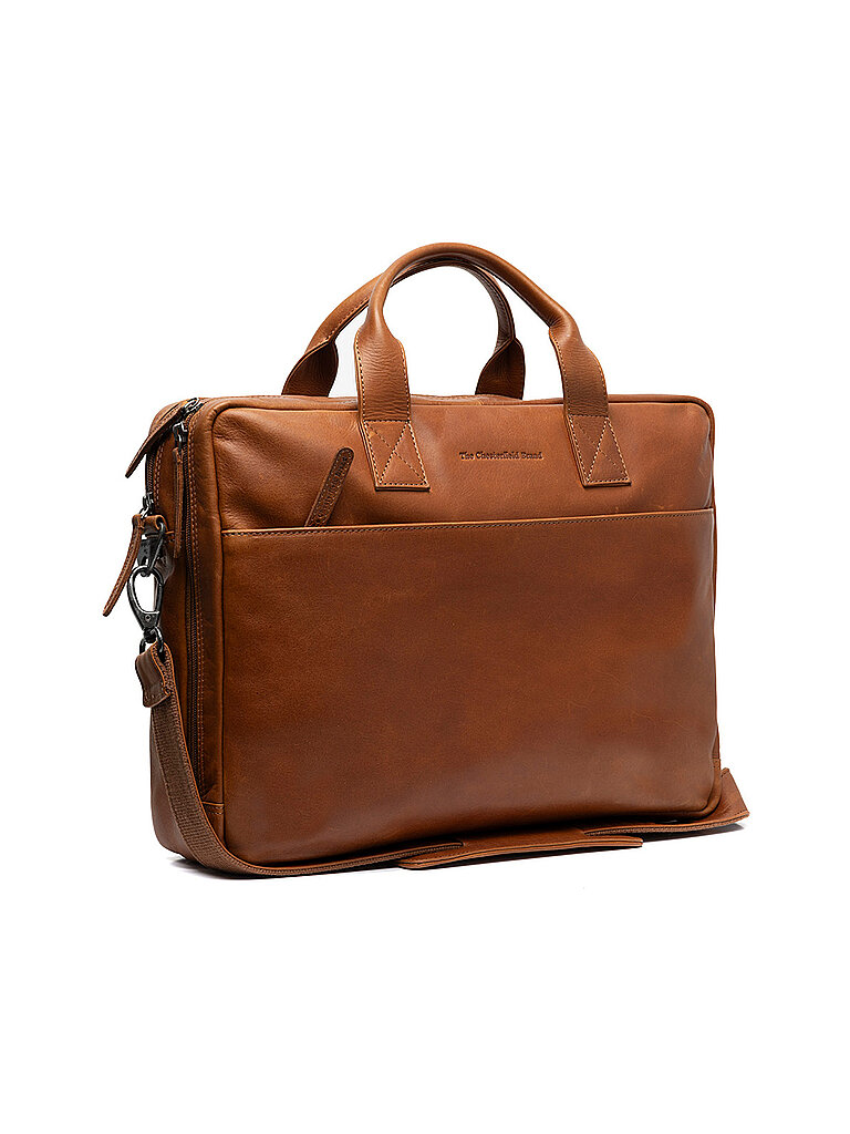 Sac en cuir - Sacoche pour ordinateur portable FRAZER camel