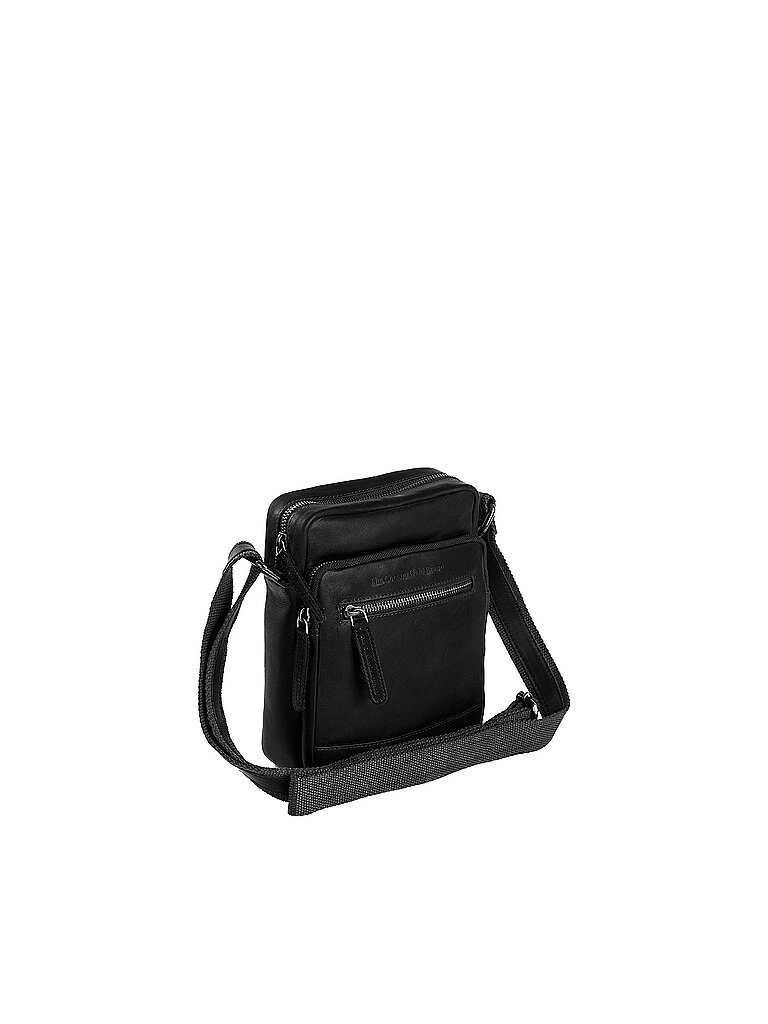 Sac en cuir - Sac bandoulière BIRMINGHAM noir