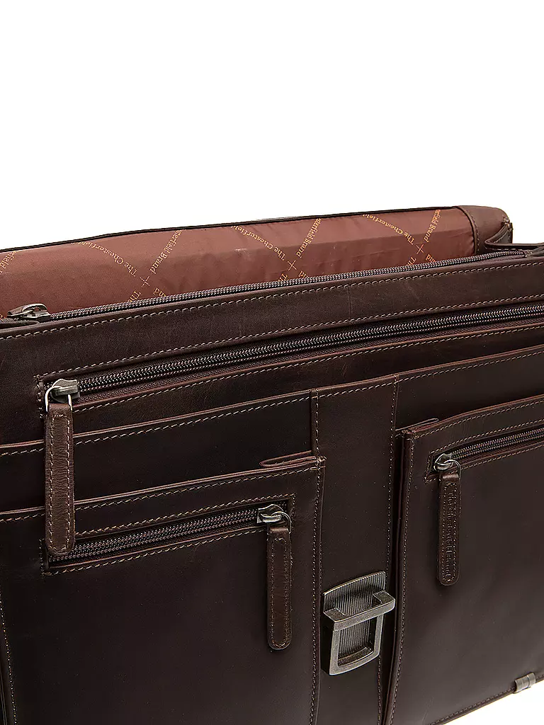 THE CHESTERFIELD BRAND | Sac en cuir - Porte-documents STUTTGART 14" | Marron