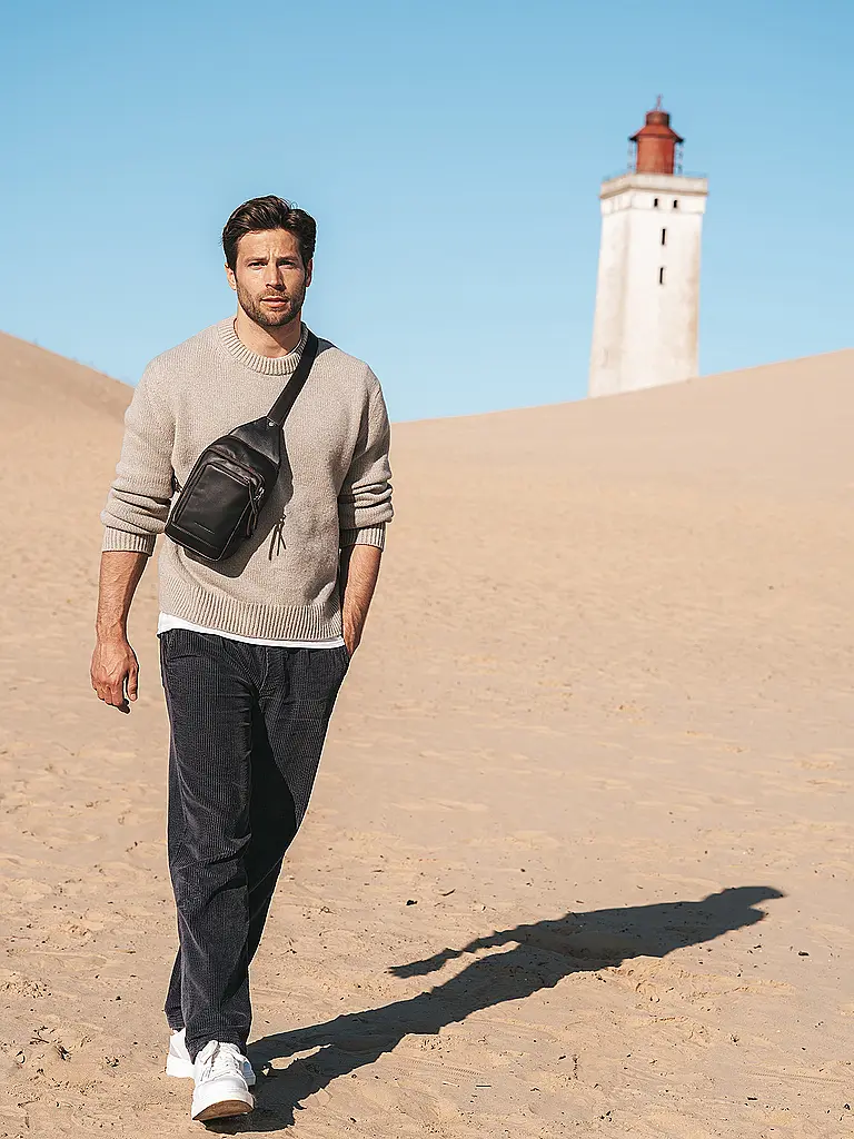 THE CHESTERFIELD BRAND | Sac en cuir - Sac bandoulière RIGA | Marron