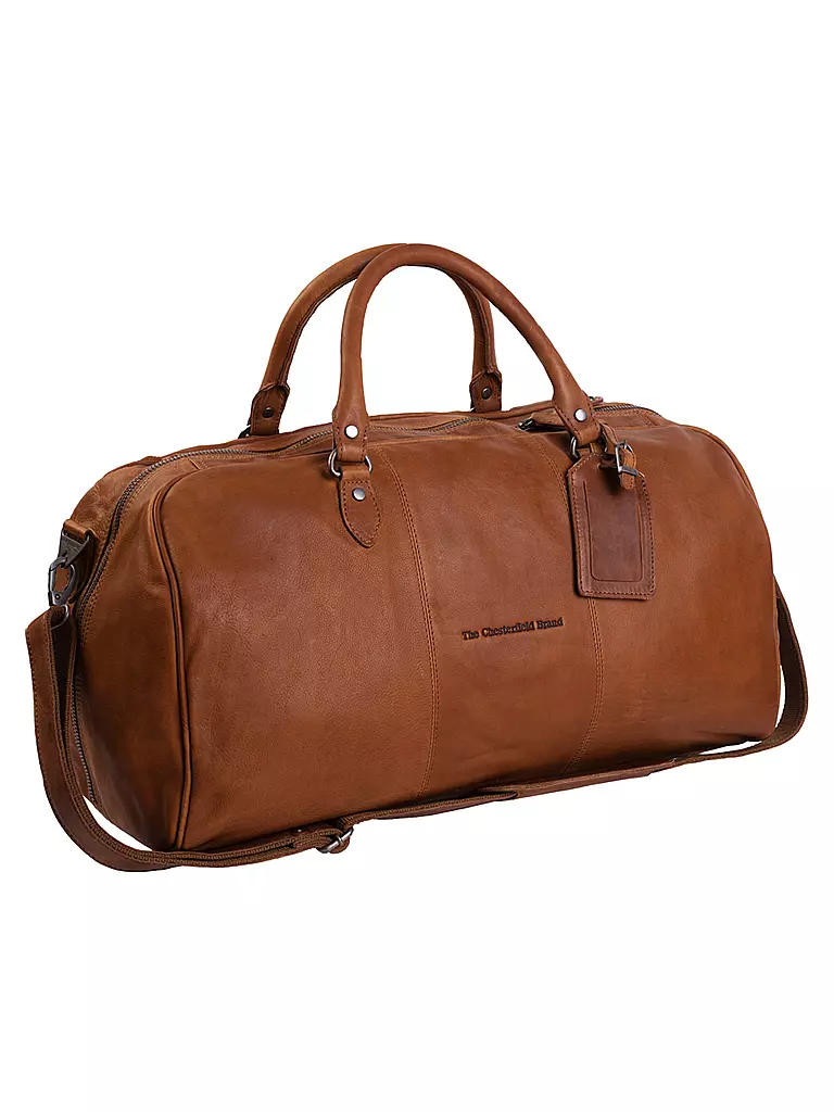 THE CHESTERFIELD BRAND | Sac en cuir - Sac Week-end WILLIAM | Camel