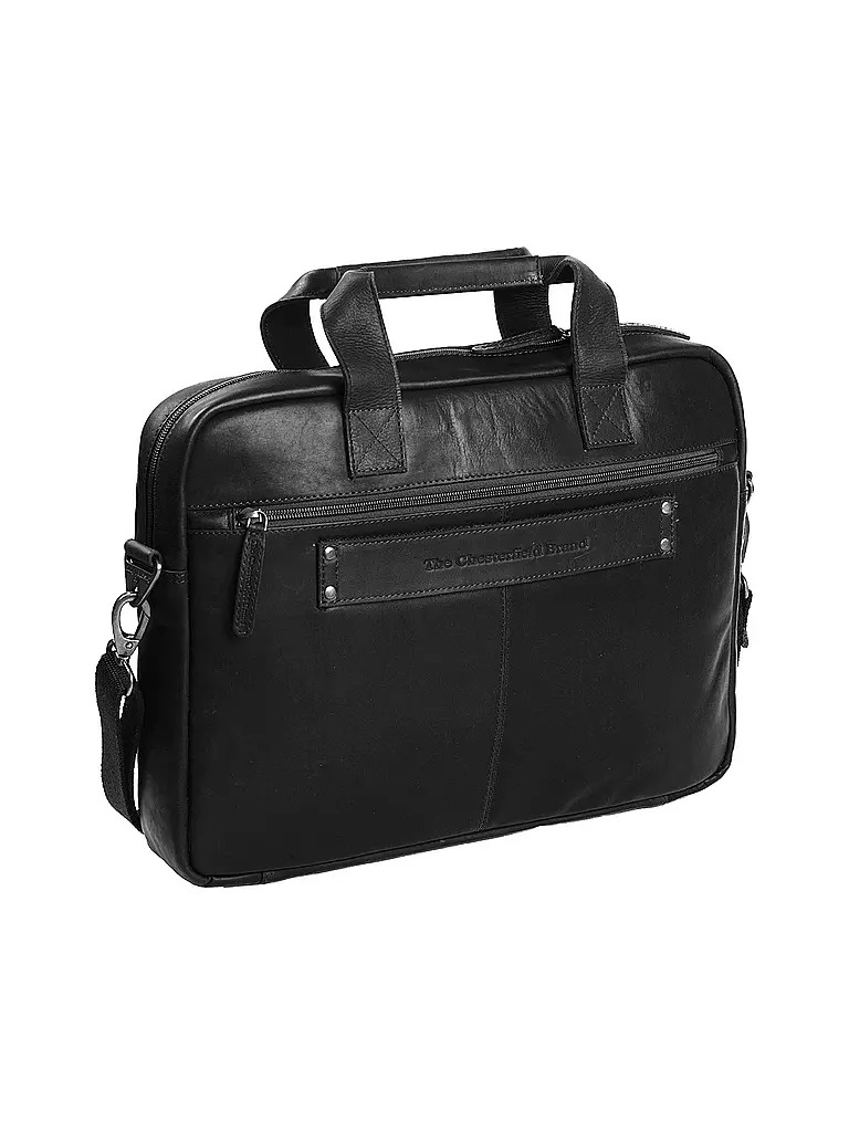 THE CHESTERFIELD BRAND | Sac en cuir - Sacoche pour ordinateur portable CALVI | Noir