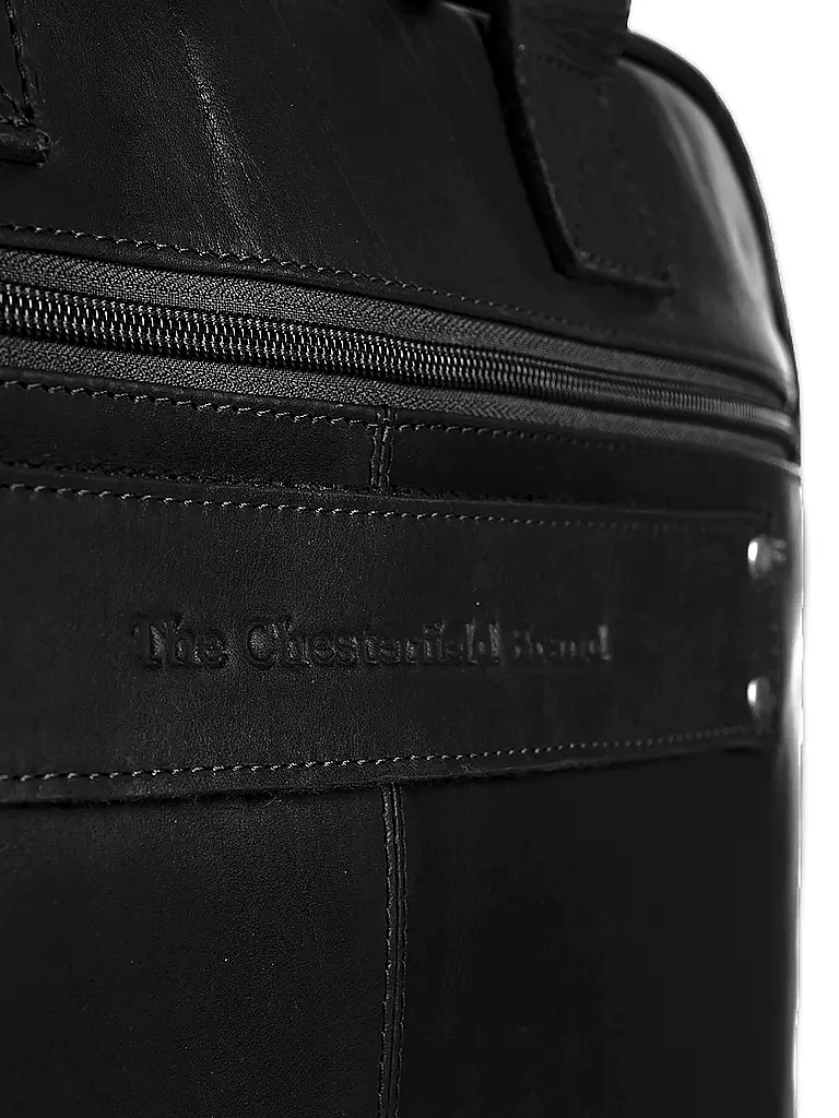 THE CHESTERFIELD BRAND | Sac en cuir - Sacoche pour ordinateur portable CALVI | Noir
