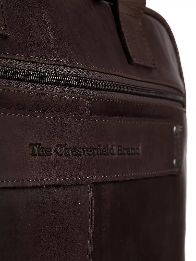 THE CHESTERFIELD BRAND | Sac en cuir - Sacoche pour ordinateur portable CALVI | Marron