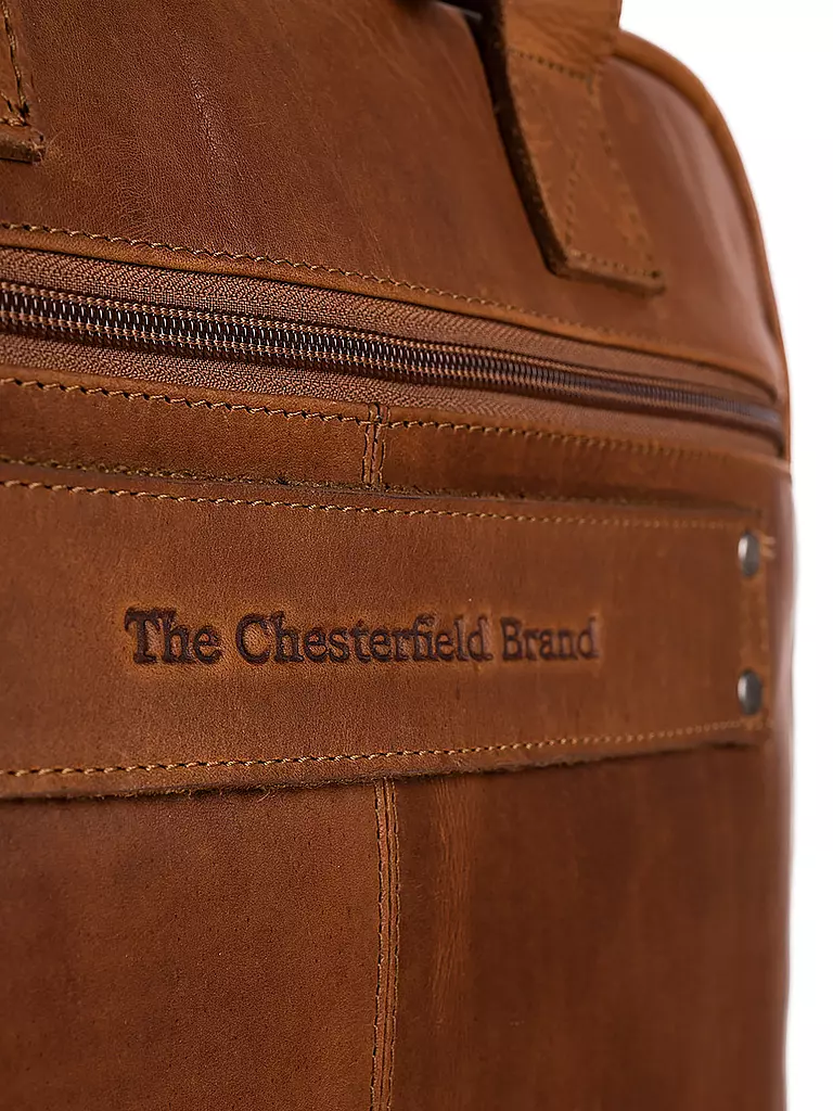 THE CHESTERFIELD BRAND | Sac en cuir - Sacoche pour ordinateur portable CALVI | Camel