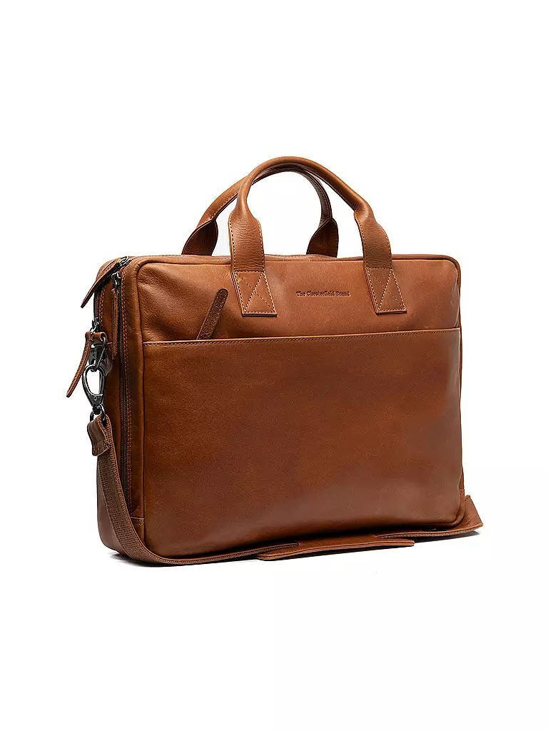 THE CHESTERFIELD BRAND | Sac en cuir - Sacoche pour ordinateur portable FRAZER | Camel