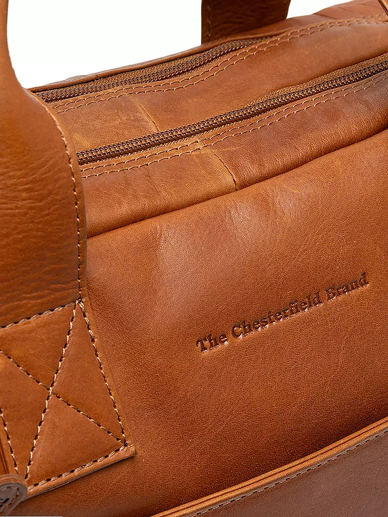 THE CHESTERFIELD BRAND | Sac en cuir - Sacoche pour ordinateur portable FRAZER | Camel