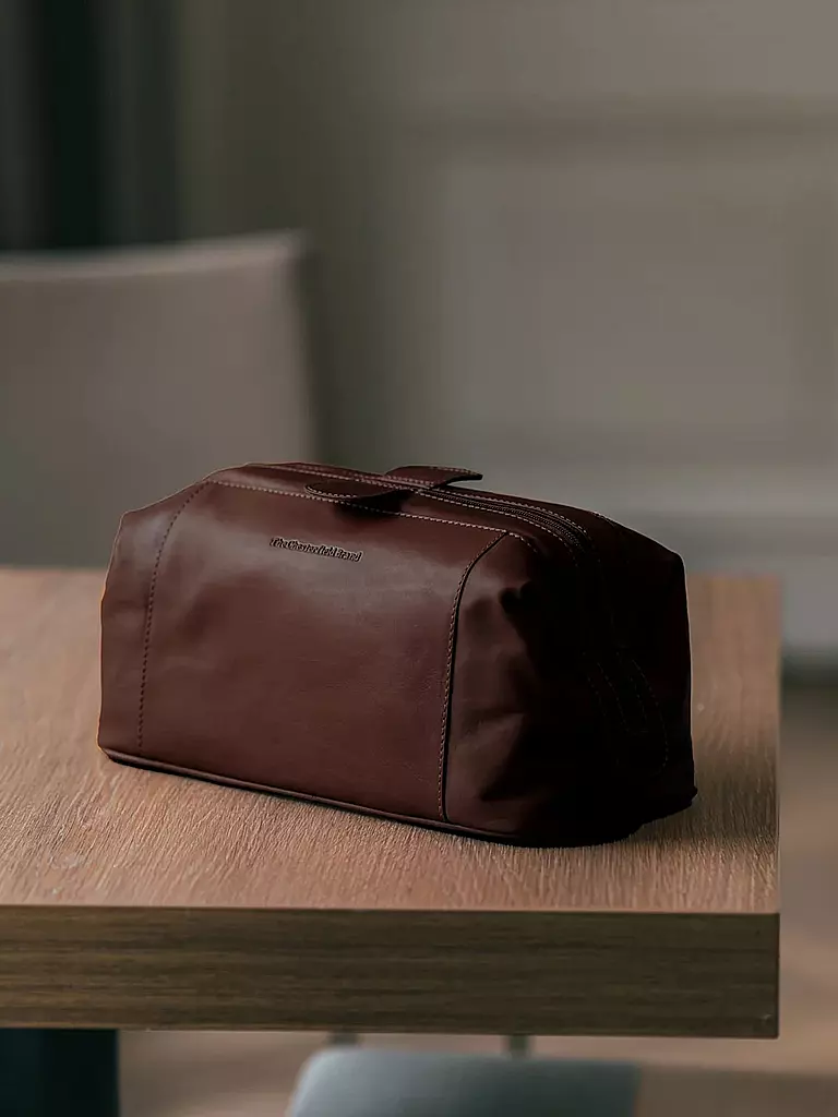 THE CHESTERFIELD BRAND | Trousse de toilette VINCE | Marron