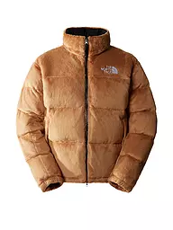 THE NORTH FACE | Daunensteppjacke in Felloptik NUPTSE | Marron clair