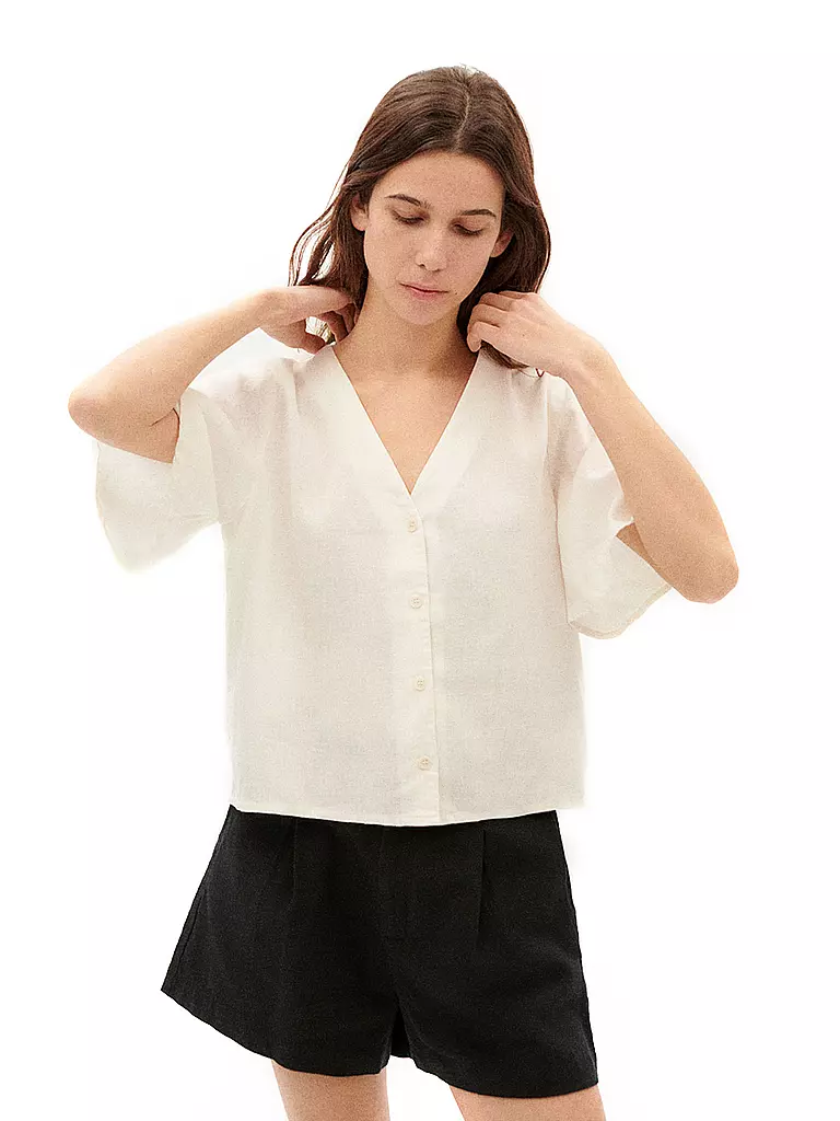 THINKING MU | Bluse LIBELULA  | Blanc