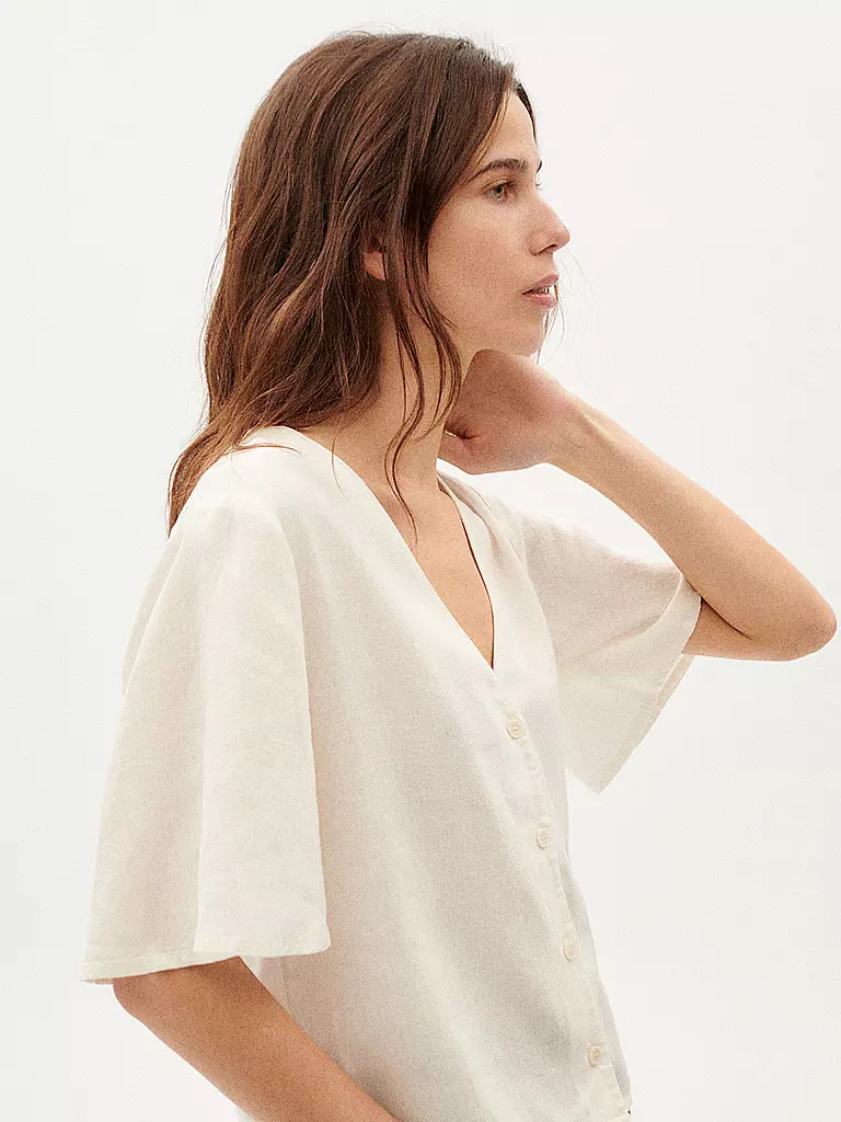 THINKING MU | Bluse LIBELULA  | Blanc