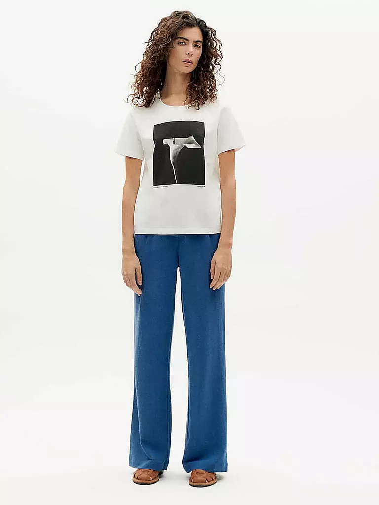 THINKING MU | T-Shirt LILY IDA | Blanc