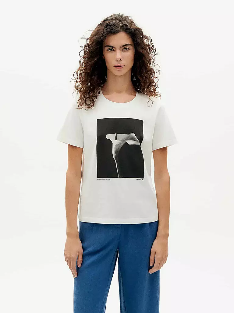 THINKING MU | T-Shirt LILY IDA | Blanc