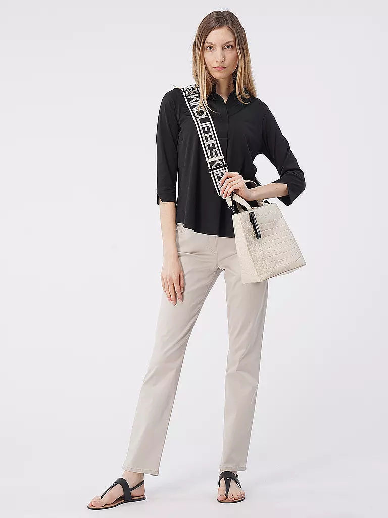 THYLIE | T-shirt blouse LOLA | Noir