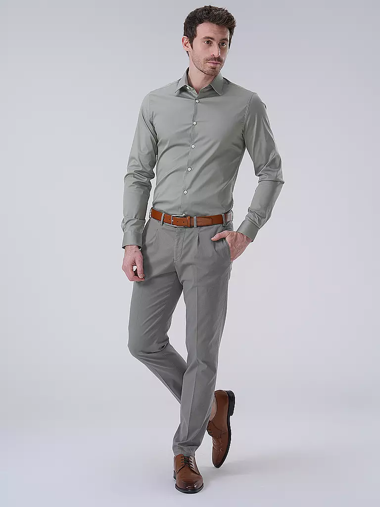 TIGER OF SWEDEN | Hemd Extra Slim | Gris clair