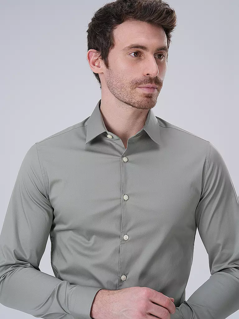 TIGER OF SWEDEN | Hemd Extra Slim | Gris clair