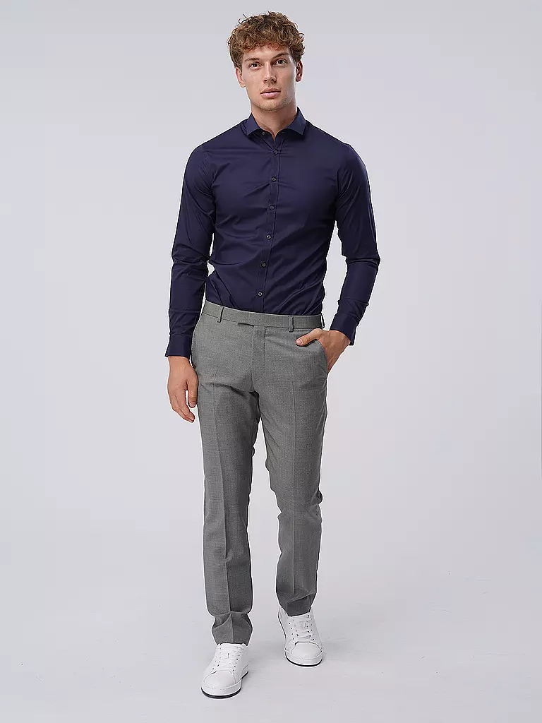 TIGER OF SWEDEN | Hemd Slim Fit FILLIAM | Bleu foncé