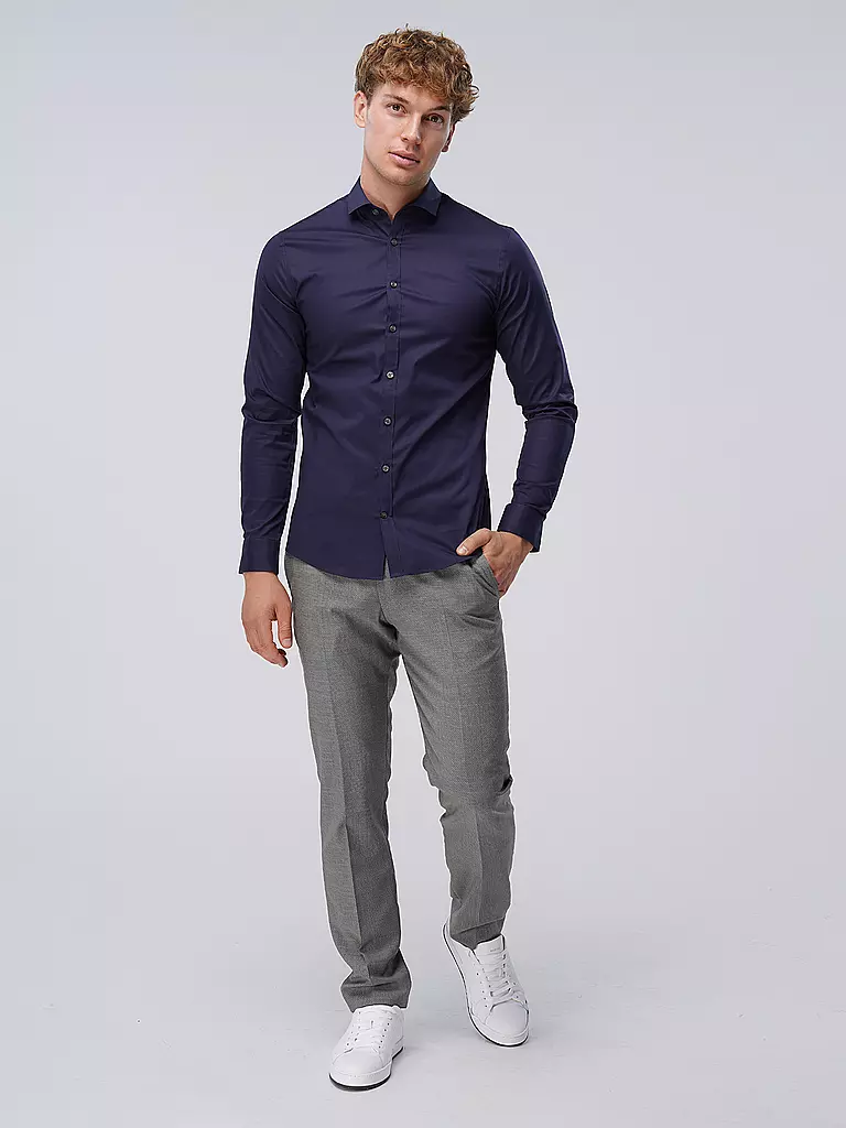 TIGER OF SWEDEN | Hemd Slim Fit FILLIAM | Bleu foncé