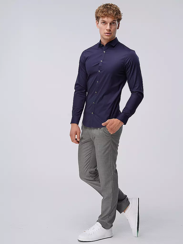 TIGER OF SWEDEN | Hemd Slim Fit FILLIAM | Bleu foncé