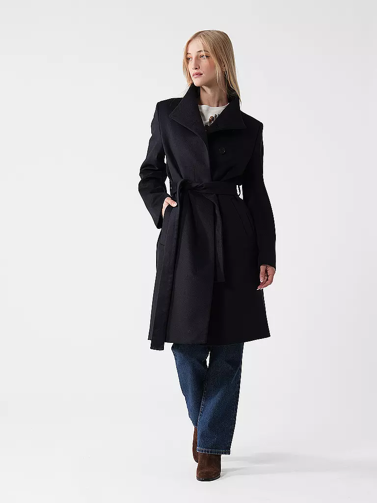 TIGER OF SWEDEN | Manteau en laine CEDRIN | Bleu foncé