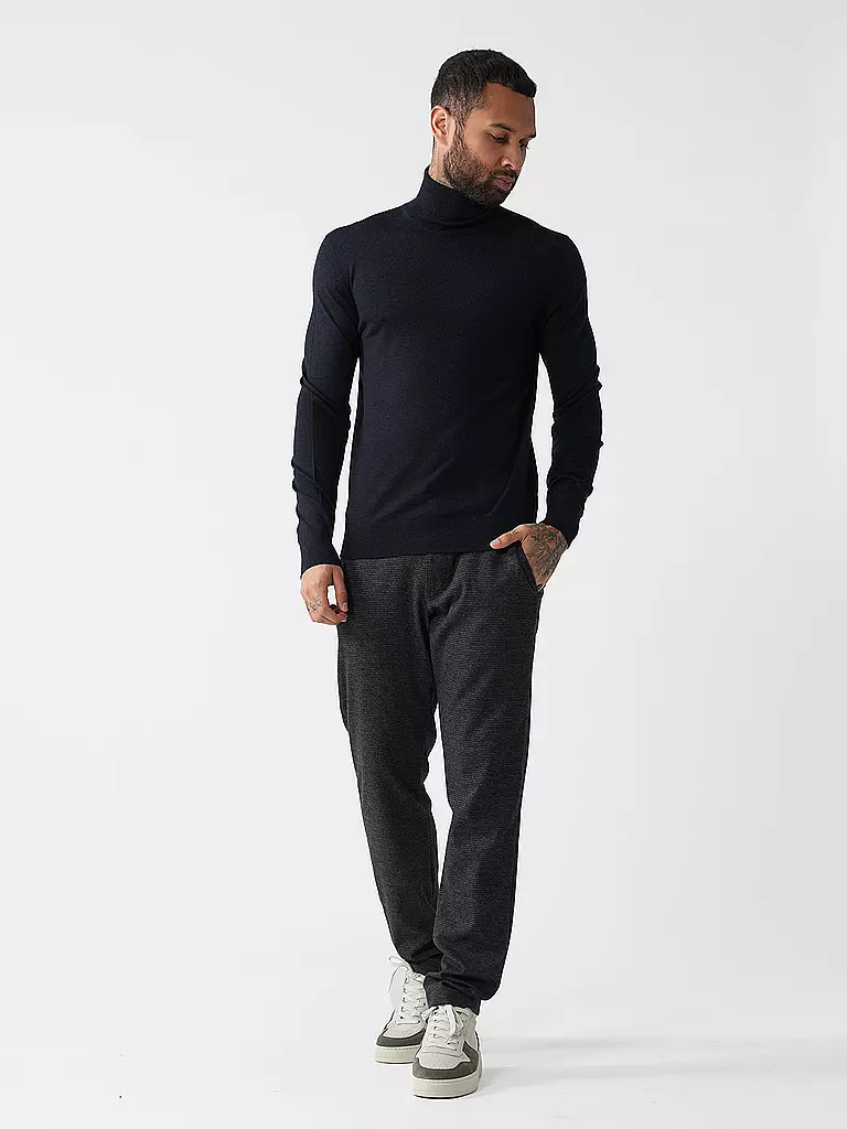 TIGER OF SWEDEN | Rollkragenpullover NEVILE | Bleu foncé