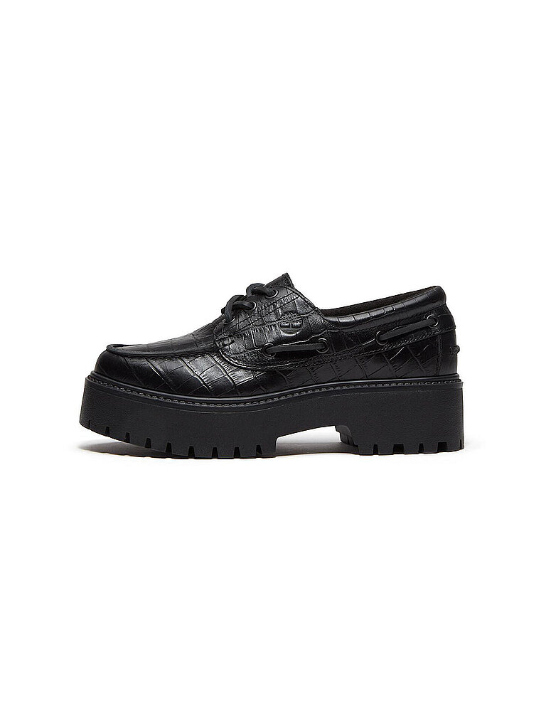 Stone Street Boat Shoe Croco