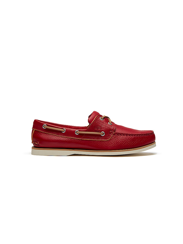 Chaussures bateau CLASSIC rouge 42