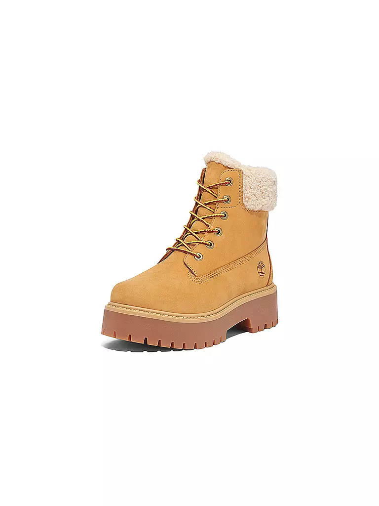 TIMBERLAND | Schnürboots STONE STREET MID WARM LINED WATERPROOF | Marron clair
