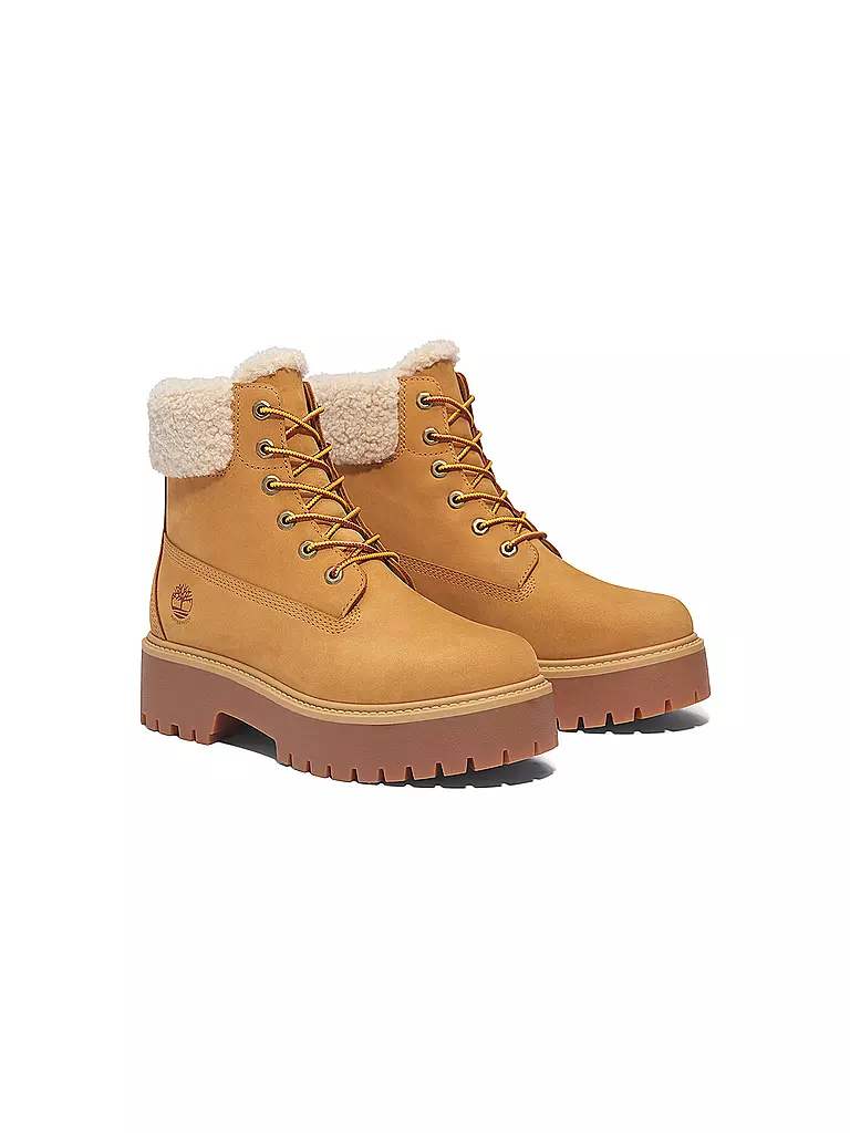 TIMBERLAND | Schnürboots STONE STREET MID WARM LINED WATERPROOF | Marron clair