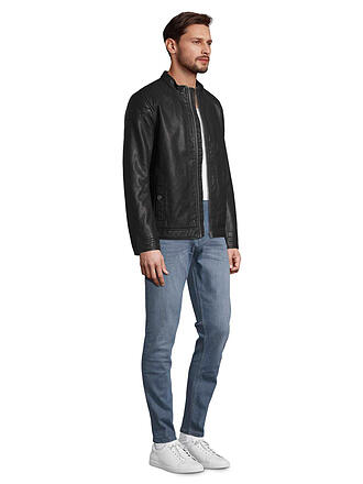 TOM TAILOR | Veste en cuir