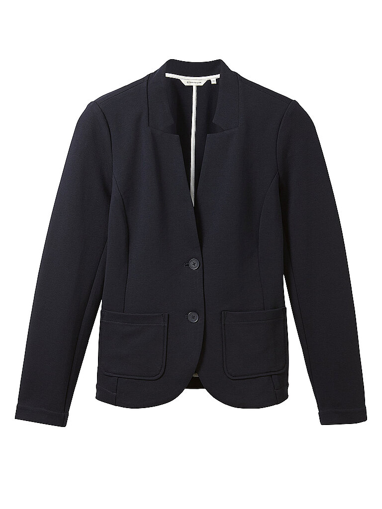 Blazer en jersey bleu marine M