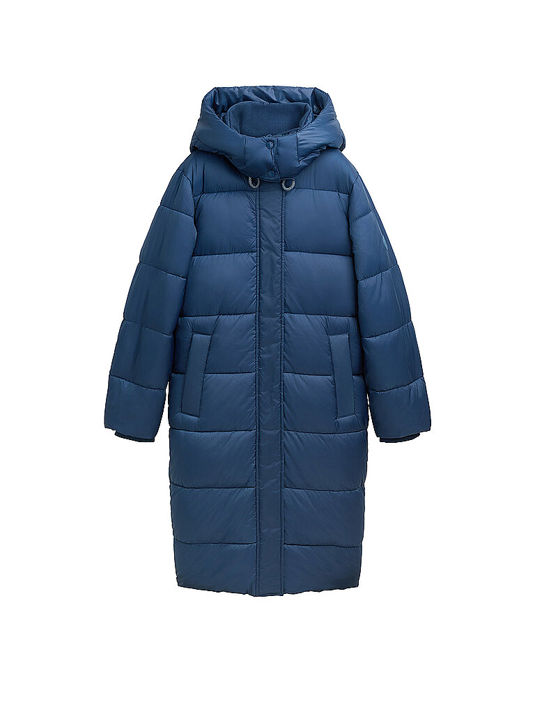 TOM+TAILOR+Manteau+matelasse+bleu+|+L