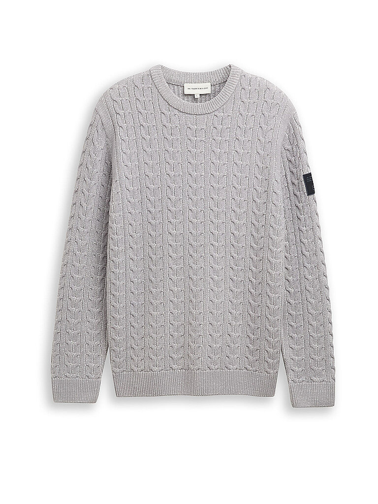 Tom Tailor Pull gris L
