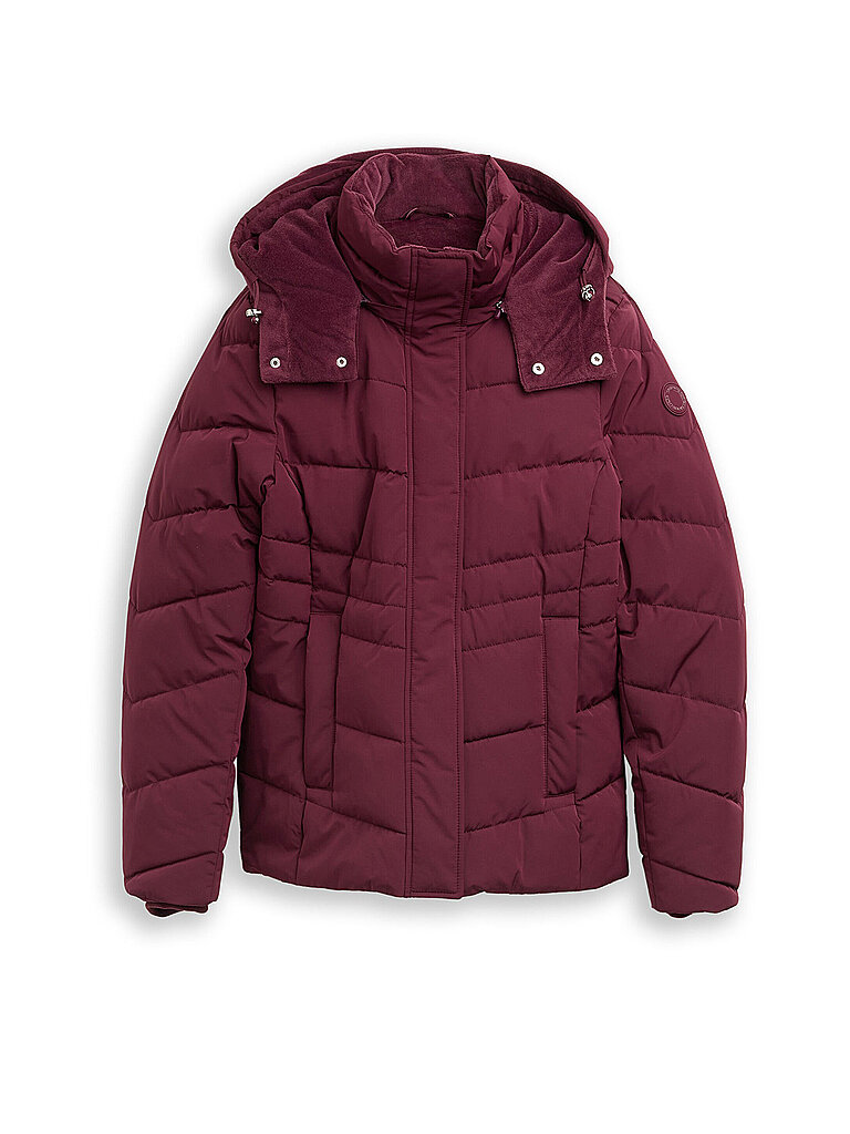 Doudoune rouge foncé XS