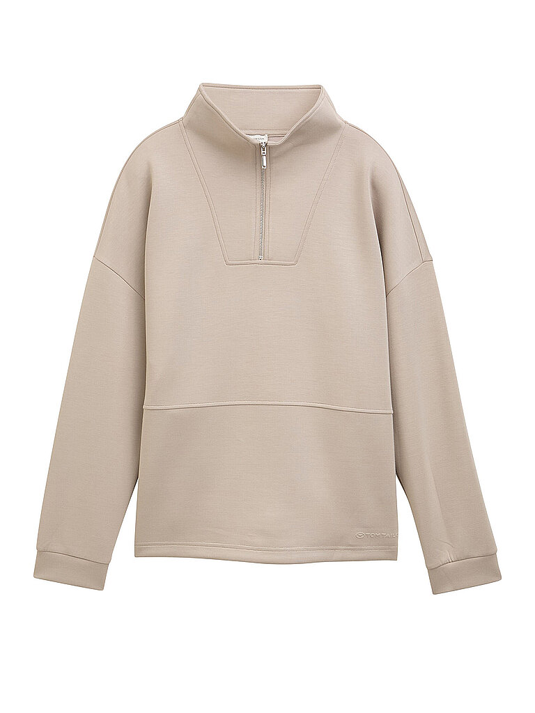 Tom Tailor Pull Troyer crème S