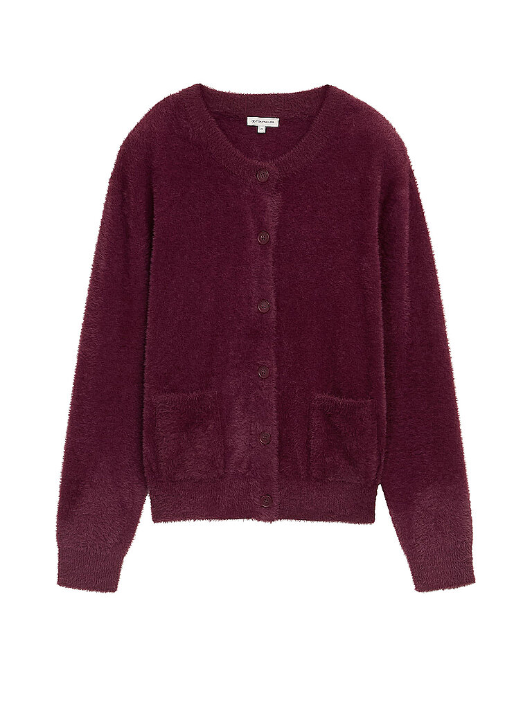 Cardigan rouge foncé M