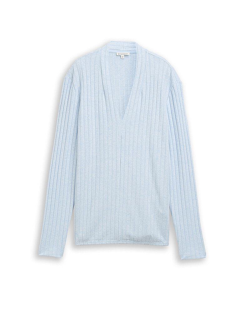 T-shirt à manches longues bleu clair XL