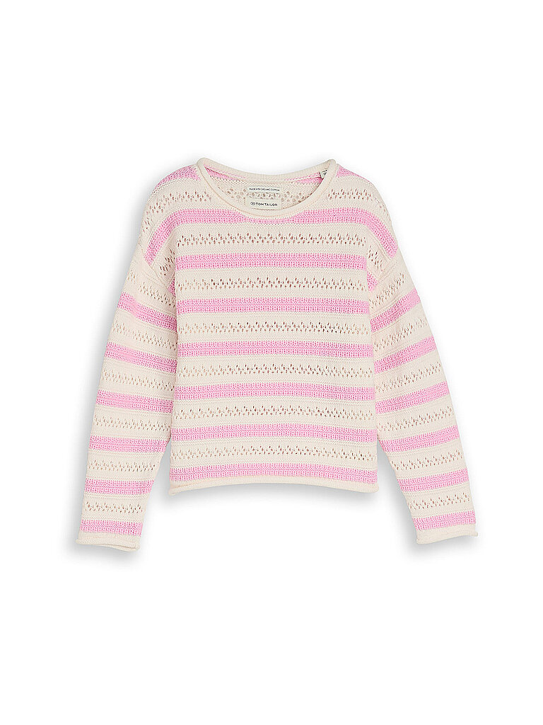 TOM TAILOR Pull pour filles crème | 92-98