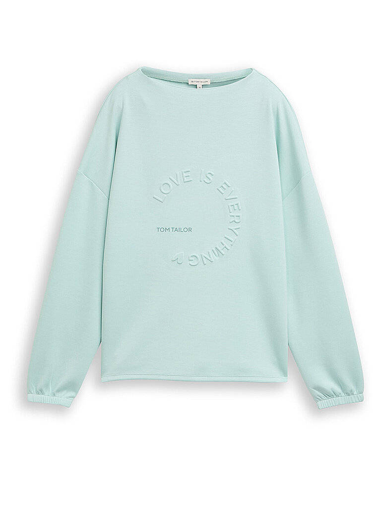 T-shirt à manches longues bleu clair XL