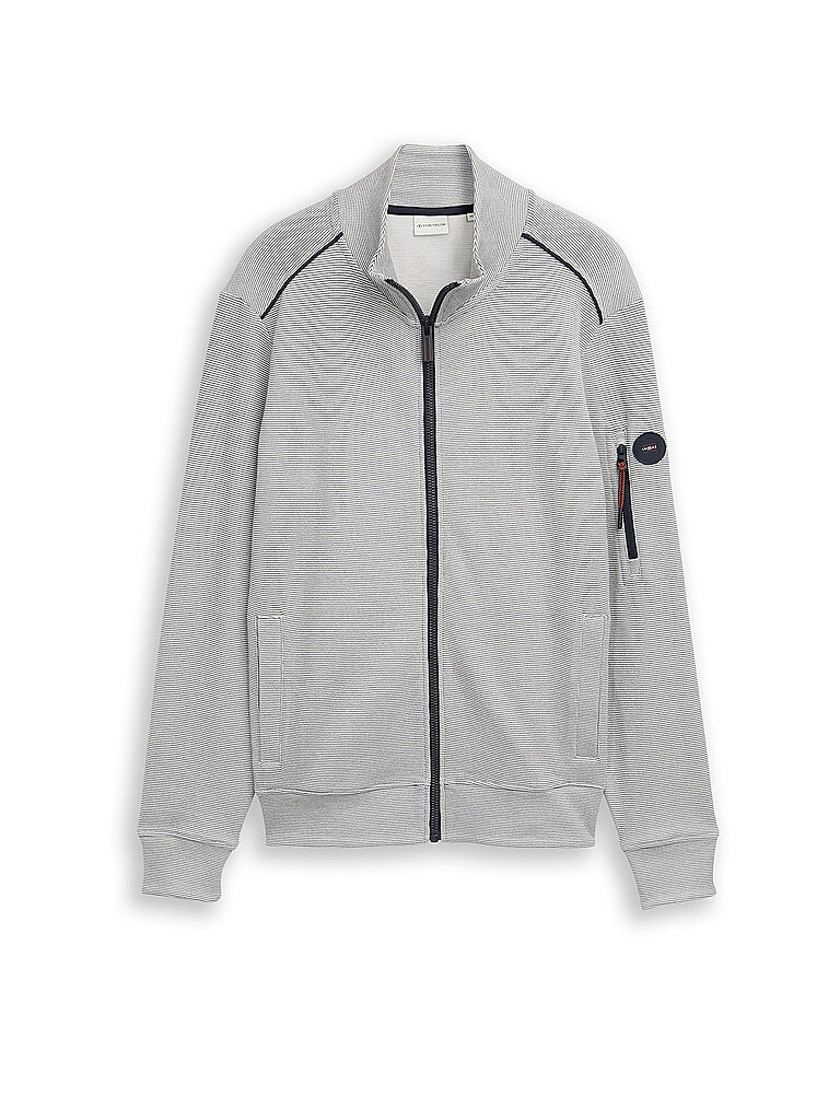 Sweat-shirt zippé blanc M