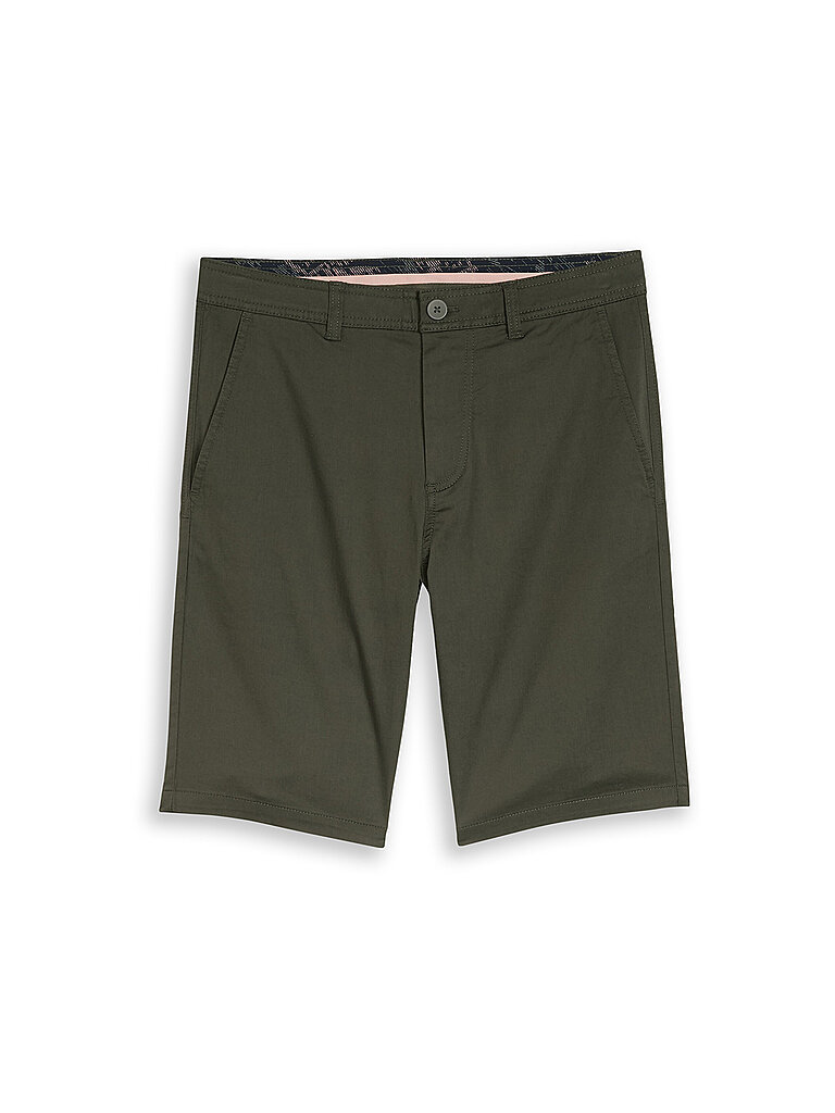 Tom Tailor Shorts vert foncé 38