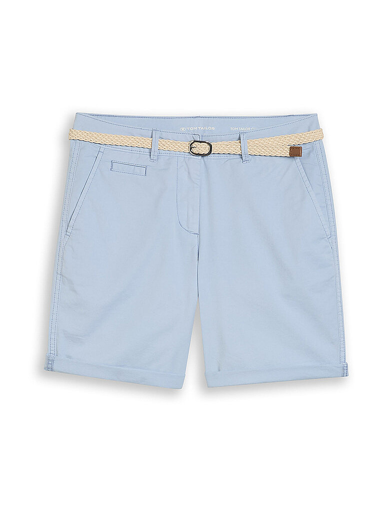 Tom Tailor Shorts bleu clair 40