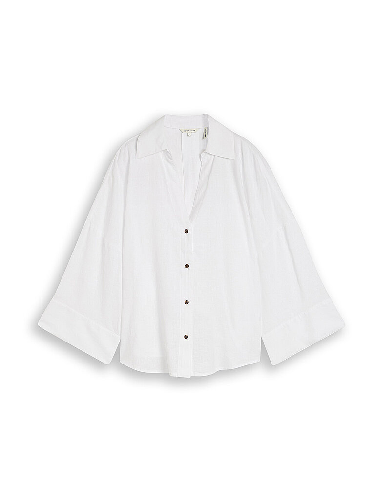 Tom Tailor Bluse blanc 36