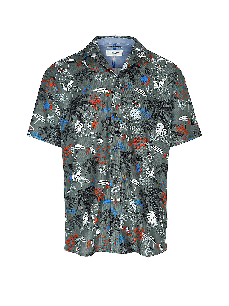 Chemise Regular Fit vert foncé S