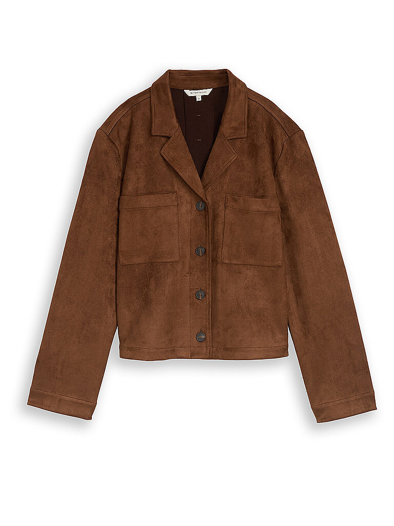 TOM TAILOR Veste aspect cuir