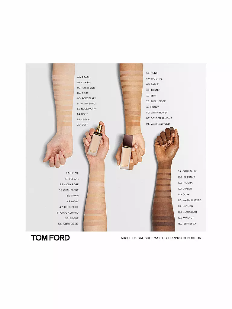 TOM FORD BEAUTY | Architecture Soft Matte Foundation (4.0 Fawn) | hellbraun