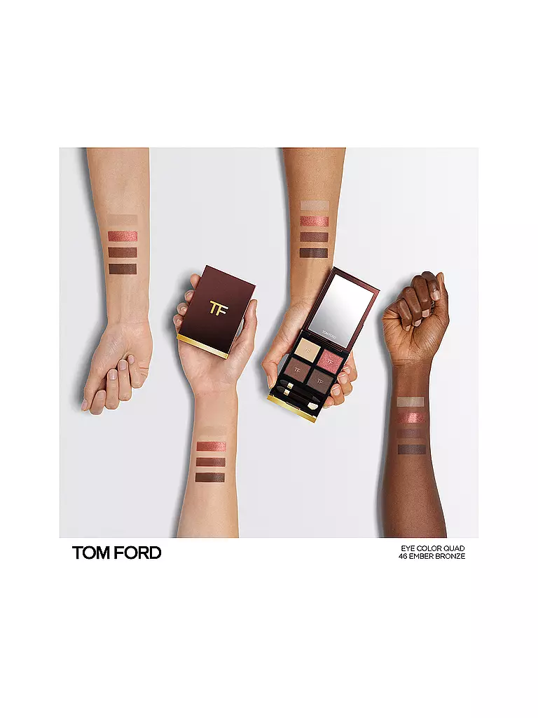 TOM FORD BEAUTY | Fard à paupières - Eye Color Quad (46 Ember Bronze) | hellbraun